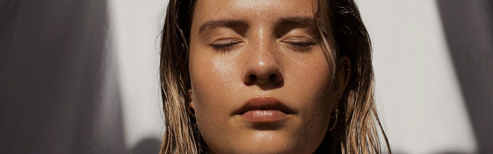 woman in white tank top